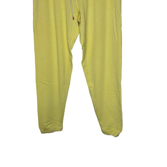 NWT Marine Layer Womens Blake Vintage Terry Joggers Small Sweatpants Pale Banana - Picture 3 of 9